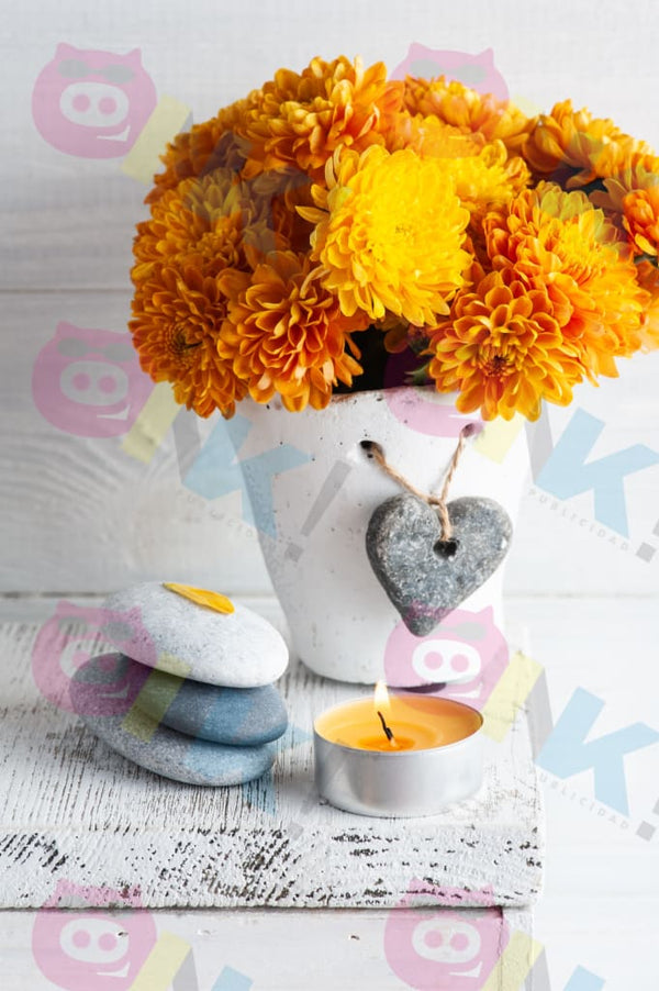 Cuadro flores amarillas - Oink Publicidad