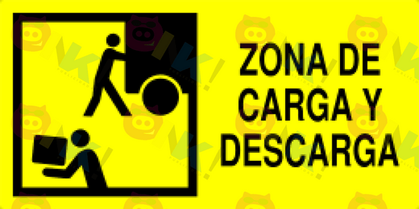 Señalética Zona de carga y descarga - Oink Publicidad